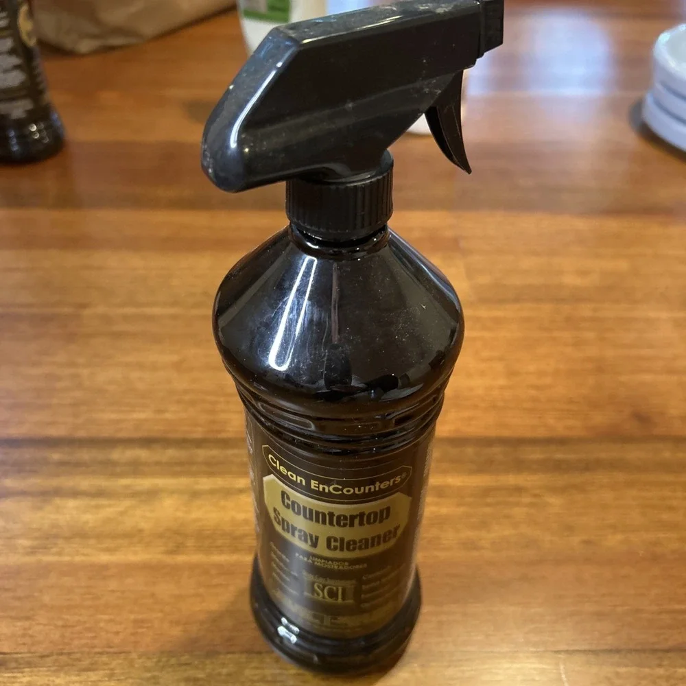 RARE SCI Clean Encounters Countertop Spray Cleaner 32oz With Sprayer mostly full